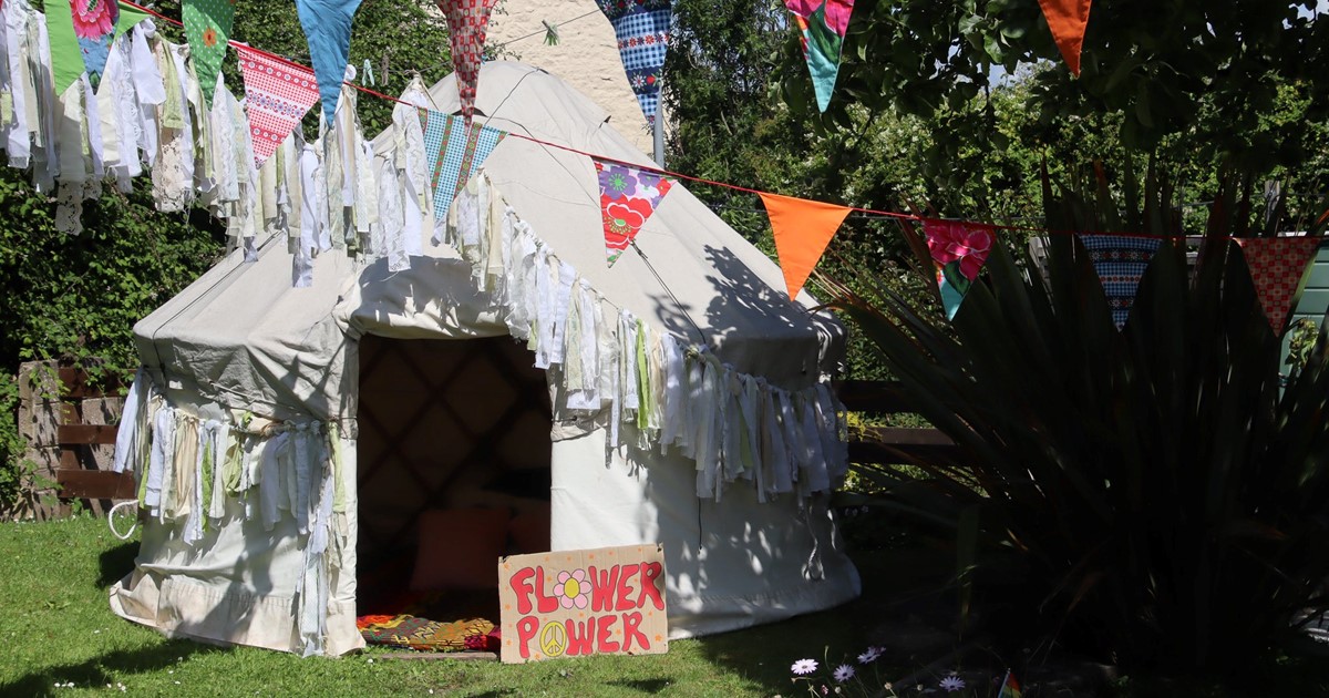 Glastonbury tent